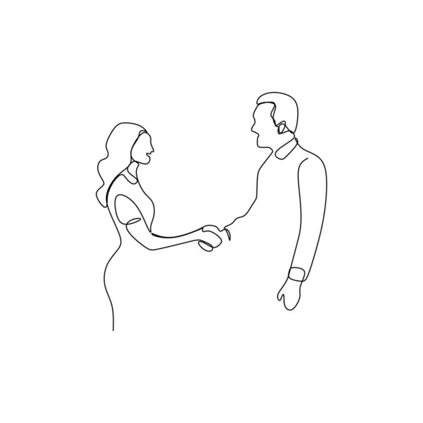 Concept Of Romantic Couple In Love Continuous Line Drawing Vector  Illustration Royalty Free SVG, Cliparts, Vectors, and Stock Illustration.  Image 137233080.