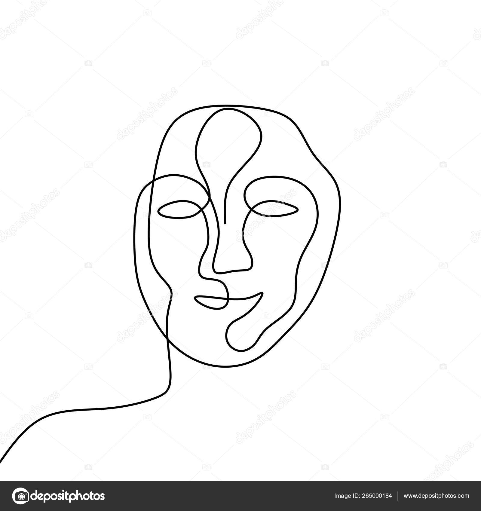 Women Face Abstract One Continuous Line Art Drawing Vector Image By C Ngupakarti Vector Stock Women Face Abstract One Continuous Line Art Drawing Vector Image By C Ngupakarti Vector Stock