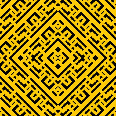 serin siyah sarı Art Deco Çin basit oryantal desen arka plan doku