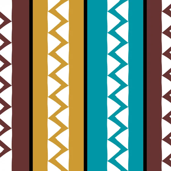 Modèle tribal vectoriel avec dessin ethnique africain. Bon pour votre emballage de mode textile et impression . — Image vectorielle