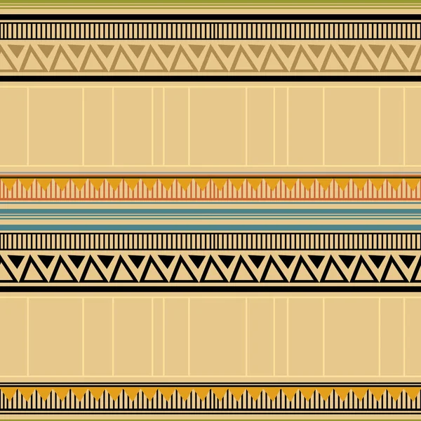 Nahtloser Vektor dekorative ethnische Muster mit geometrischen Ornamenten. Hintergrund zum Drucken auf Papier, Tapeten, Einbänden, Textilien, Stoffen, für Dekoration, Decoupage, Sammelalbum und Druck. — Stockvektor