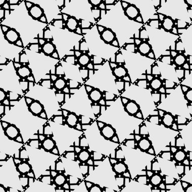 tekstil, seramik karo ve tasarımlar Için yaratıcı beyaz siyah Art deco desen İllüstrasyon