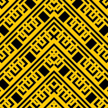 çizgili siyah sarı Art Deco Soyut geometrik desen, çizgiler, Dikişsiz arka plan Basit kafes grafik tasarımı