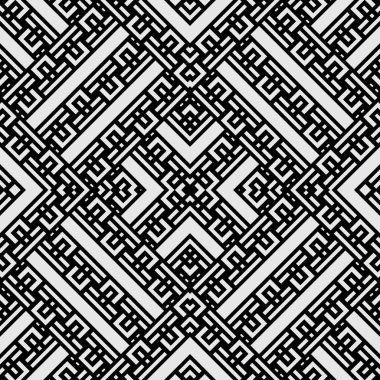 siyah beyaz Art Deco Çin basit oryantal desen arka plan doku