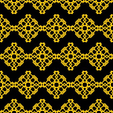 sarı siyah soyut sanat deco geometrik hipster moda desenli dikişsiz desen