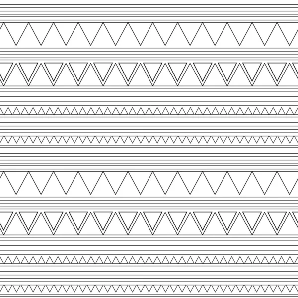Bezproblémové vektorové dekorativní etnické vzory s geometrickými ornamenty. Pozadí pro tisk na papír, tapetu, obaly, textilie, tkaniny, pro dekoraci, odstránkování, šotkování a tisk. — Stockový vektor