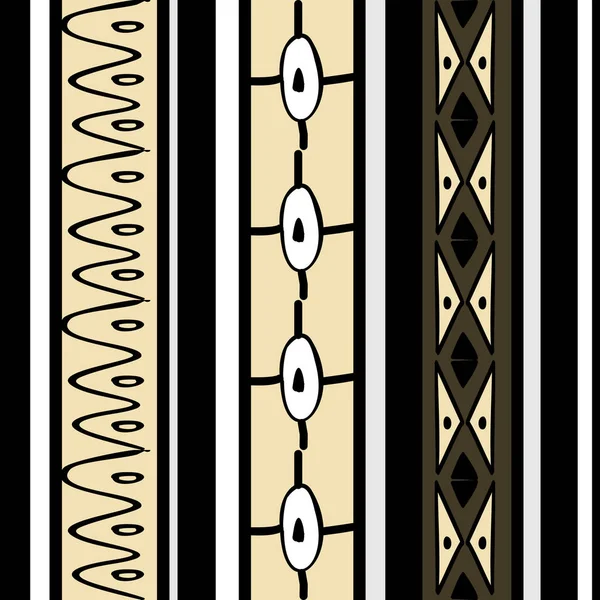 손으로 그린 부족 민족 도면과 아프리카 패턴 벡터. 패션 섬유에 대 한 준비에 대 한 완벽 한 디자인 그림 인쇄 — 스톡 벡터