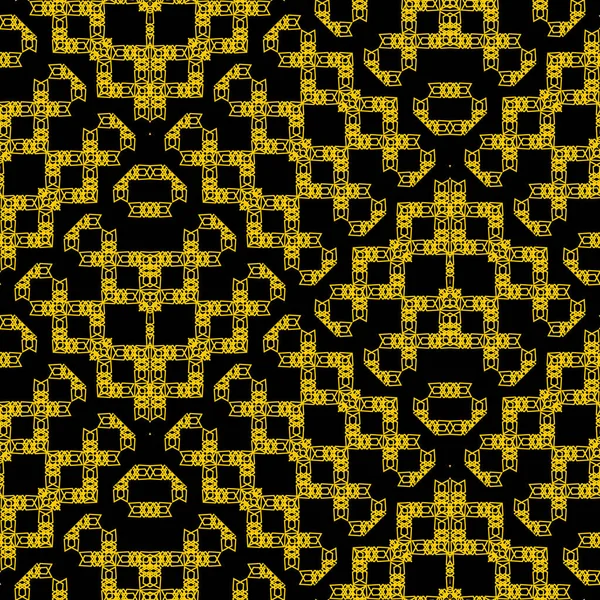 Negro amarillo Art Deco Vector Ilustración del alfabeto Fondo para el diseño, Sitio web, Banner. Letras ABC Element Template — Archivo Imágenes Vectoriales