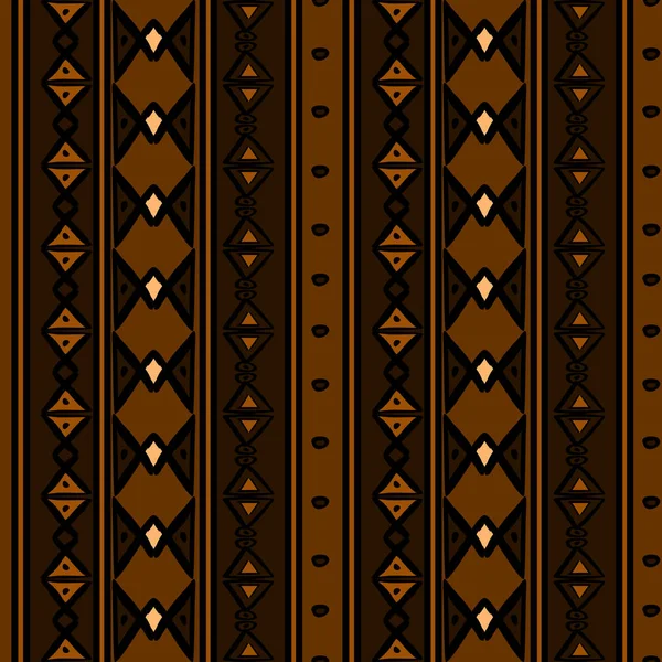Patrón tribal vectorial con estilo africano dibujado a mano étnico cultural. Bueno para su envoltura de moda textil e impresión . — Vector de stock
