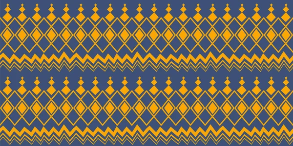 Stamm nahtlose Muster handgezeichnet ethnischen Motiv afrikanischen Zeichnung Hintergrund — Stockvektor