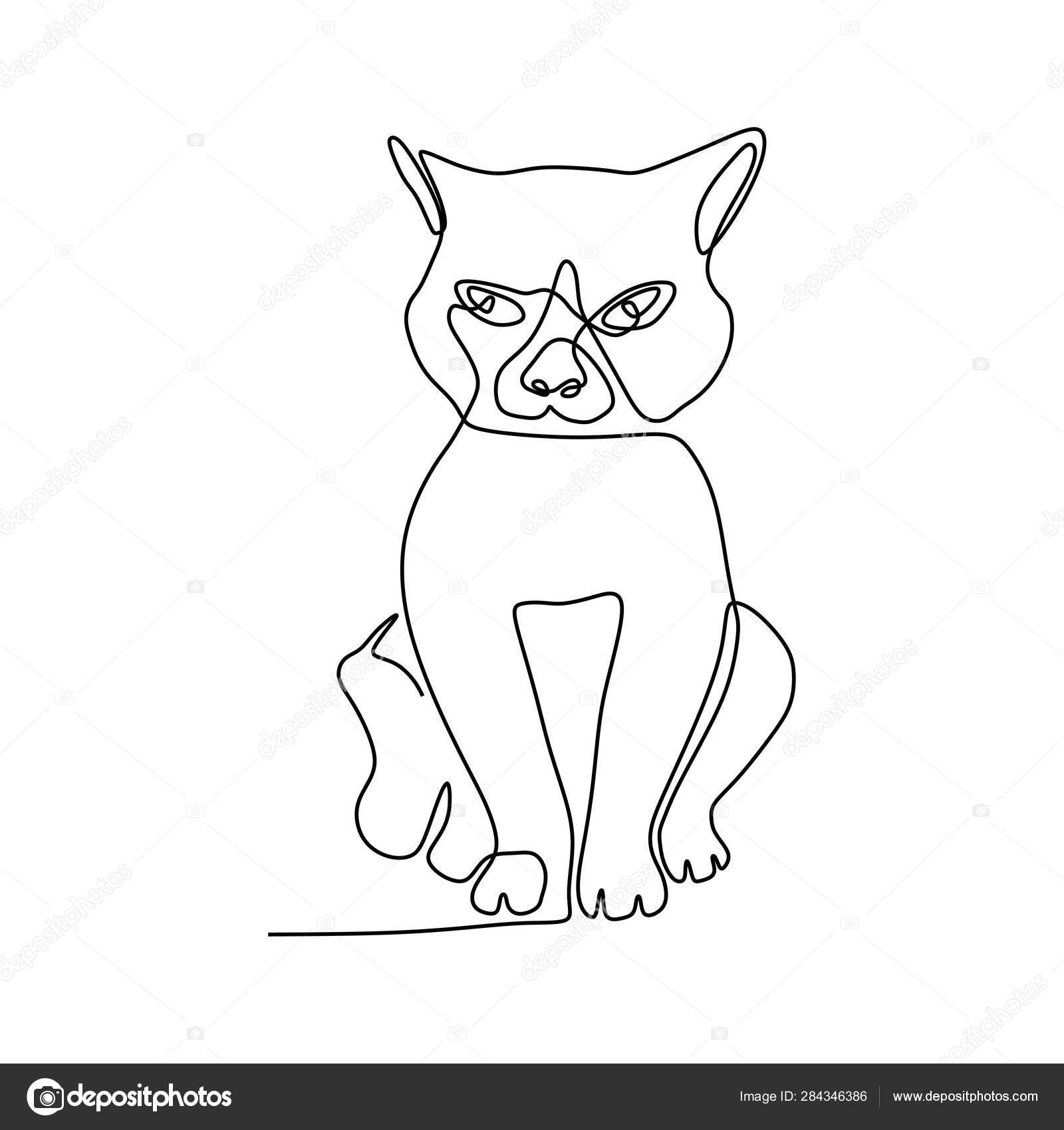 16+ Drawing Cat Face Background