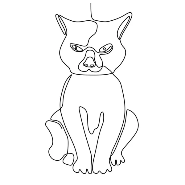 elegantes desenhos de gatos de arte de linha minimalista 7118524 Vetor no Vecteezy
