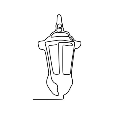 Sürekli bir çizgi ampul sembolü fikir ve yaratıcılık beyaz arka plan minimalizm tasarım eps izole çizim 21