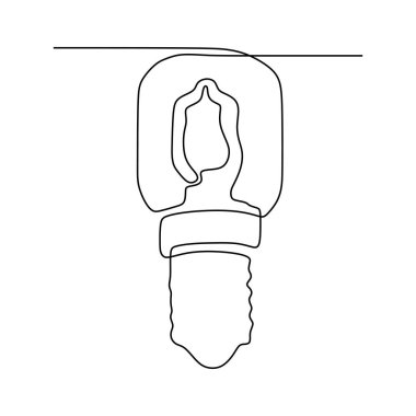 beyaz arka plan minimalizm tasarım eps izole ampul sembol fikir ve yaratıcılık çizim bir çizgi 39