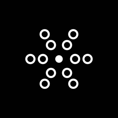 Uygulamalar ve web siteleri için sunburst daire veya güneş patlaması çizgi sanat vektör simgesi. Parlama güneş ışığı soyut sembolü.