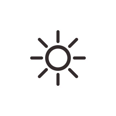 Güneş ışığı vektör illüstrasyon parlama sunbrust tasarım siyah ve beyaz renklerin simge soyut