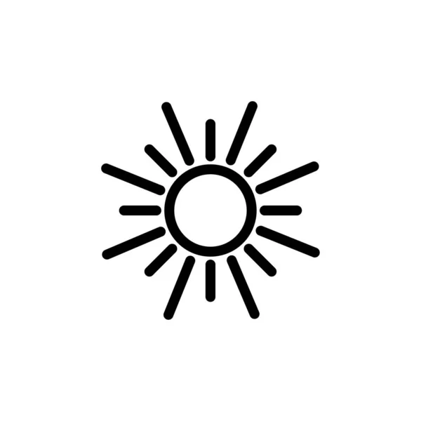 Эффект взрыва солнца иконка абстрактный символ векторной иллюстрации рисунок круга солнечного луча — стоковый вектор