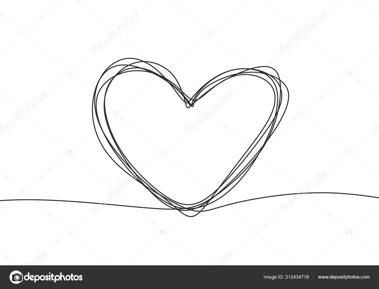 Coeur D Amour Dessine A La Main Symbole Continu Dessin D Une Ligne Minimalisme Vectoriel Couleurs Noir Et Blanc Image Vectorielle Par Ngupakarti C Illustration Coeur D Amour Dessine A La Main Symbole Continu Dessin D Une Ligne Minimalisme Vectoriel Couleurs Noir Et Blanc Image Vectorielle Par Ngupakarti C Illustration