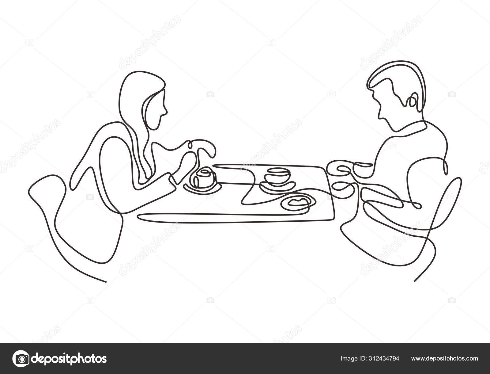 男性と女性のカップルの一本の線画ベクターイラスト単手描き連続スケッチデザイン ストックベクター C Ngupakarti 男性と女性のカップルの一本の線画ベクターイラスト単手描き連続スケッチデザイン ストックベクター C Ngupakarti