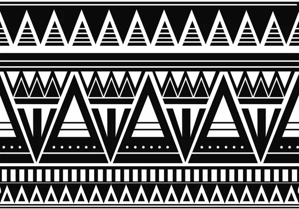 Unik stam handritade navajo sömlösa mönster motiv färgglada design vektor redo för mode textil tryck. — Stock vektor