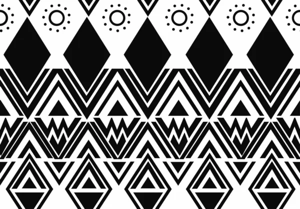 Einzigartige Stammes Hand gezeichnet Maori-Stil nahtlose Muster Motive bunte Design-Vektor bereit für Mode Textildruck. — Stockvektor