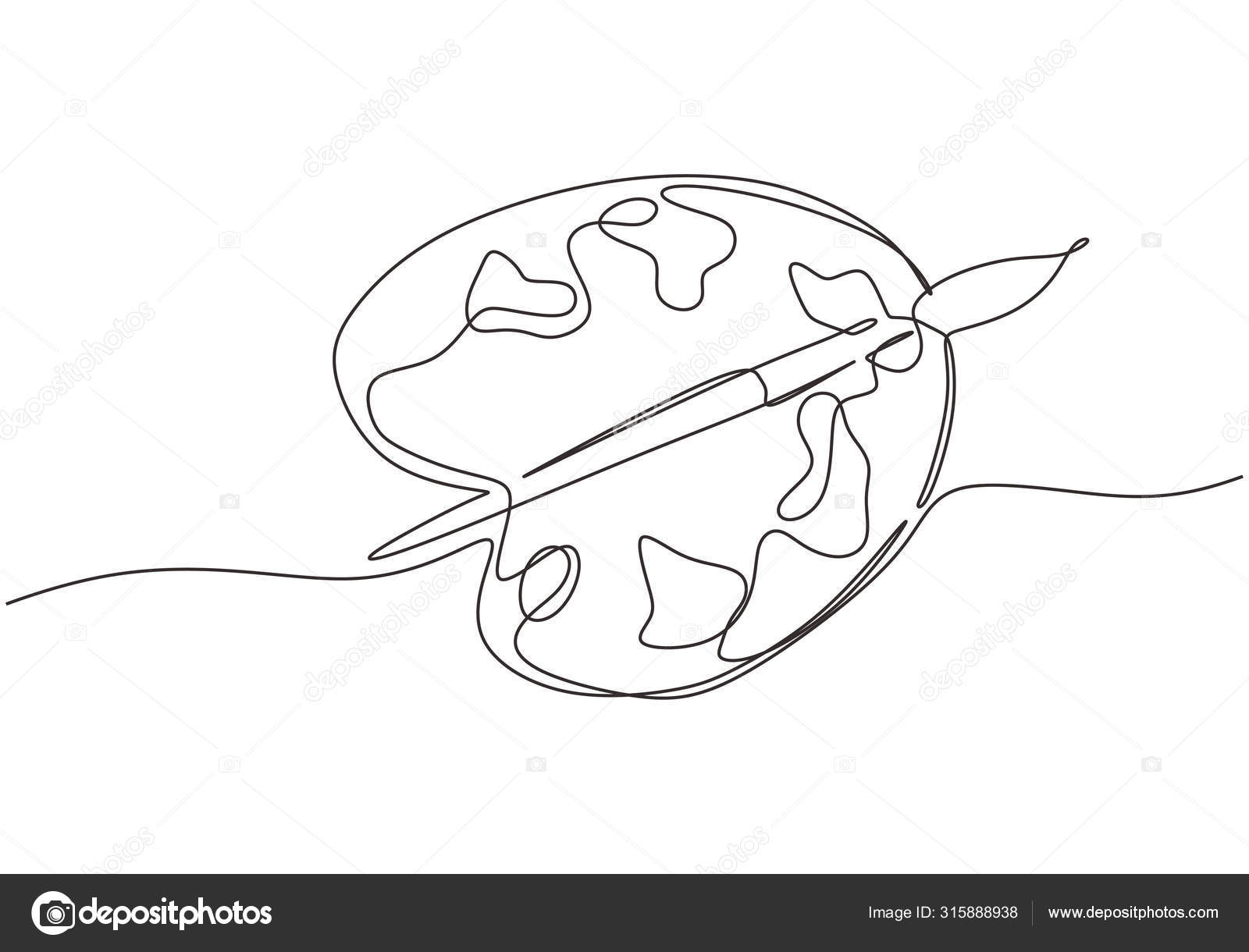 art palette drawing