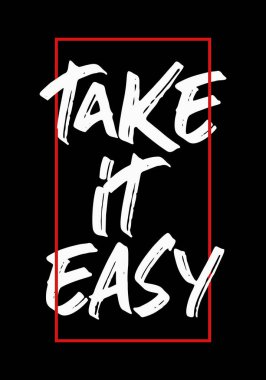 Vektör illüstrasyon Harfleme ve Kaligrafi. Motivasyon alıntısı. Siyah arka planda tipografik. Tişört, sweatshirt, poster, afiş ve giysi için iyidir..