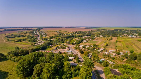 Aerial View Typical Village — Stock Photo, Image
