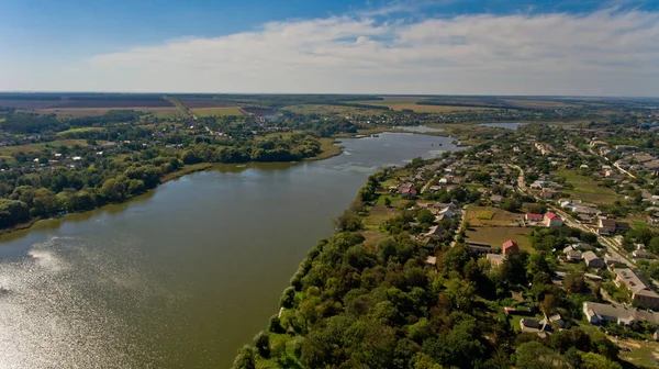 Vista Aérea Del Lago Vilage —  Fotos de Stock