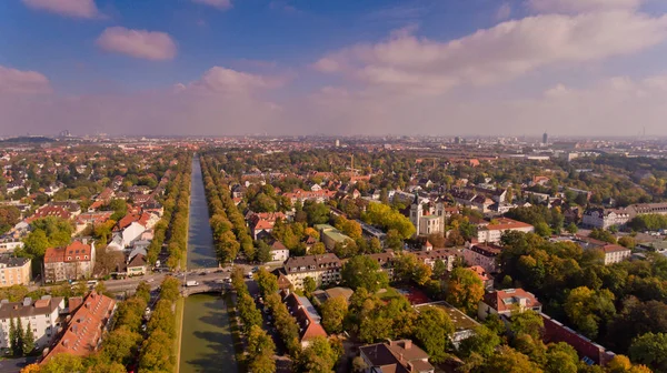 Пташиного Польоту Німфенбург Канал — стокове фото