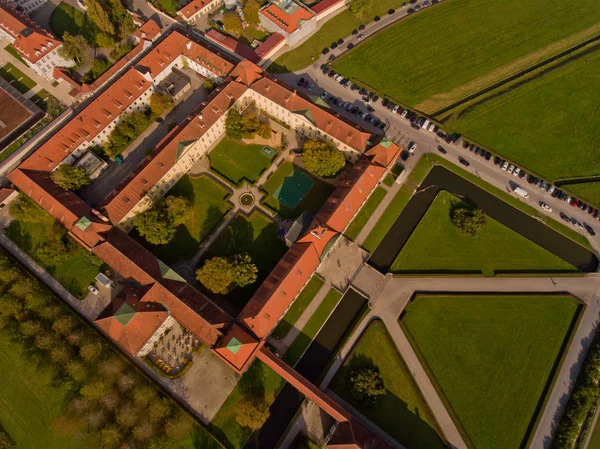 Vue Dessus Palais Parc Ensemble Nymphenburg Munich — Photo