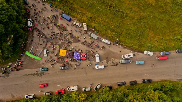 Vinnytsja Oekraïne September 2018 All Oekraïense Jaarcyclus Een Groep Van — Stockfoto