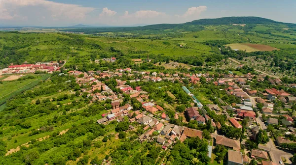 Luftaufnahme Eines Typisch Europäischen Dorfes — Stockfoto