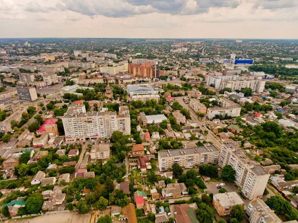 Aerial View European City Vinnytsia City — Stock Photo, Image