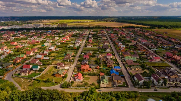 Luftaufnahme Eines Typisch Europäischen Dorfes — Stockfoto