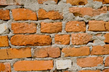 Eski tuğla duvar. Arkaplan.