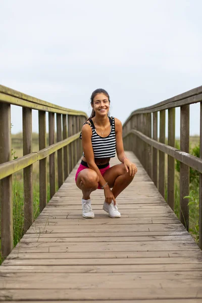 Fitness estilo de vida y ejercicio de verano al aire libre — Foto de Stock