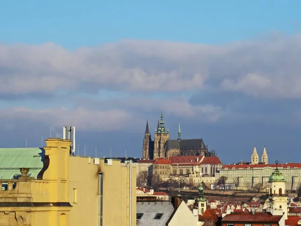 Panorama Del Castillo Praga Praga República Checa — Foto de Stock