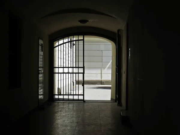 An Entrance to the Historical Building through an Arcade Passage