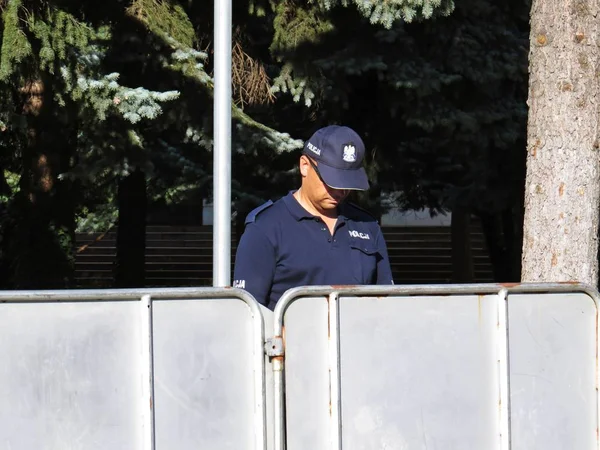 24 Temmuz 2018, Varşova, Polonya Lehçe Senato ve Meclis, önünde protestolar