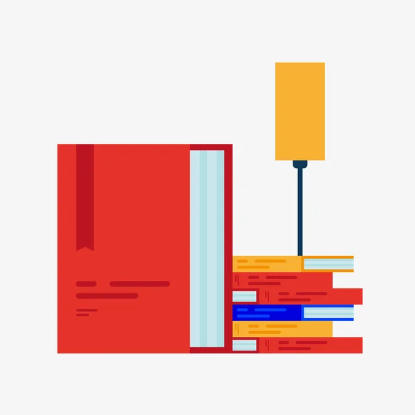 Yeni Kitaplar Lamba Arka Plan Olmadan Birkaç Kitap Kitap Yenilikleri — Stok Vektör