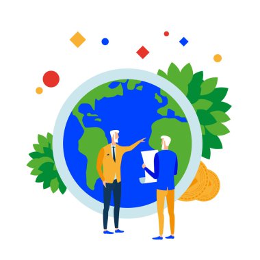 Dünya çözüm. İnsanlar dünyanın sorunları çözmek. Finansal, ekonomik ve çevresel güvenlik. Küresel sorumluluk.