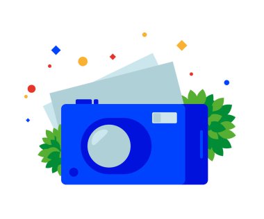 Daire dijital fotoğraf makinesi.