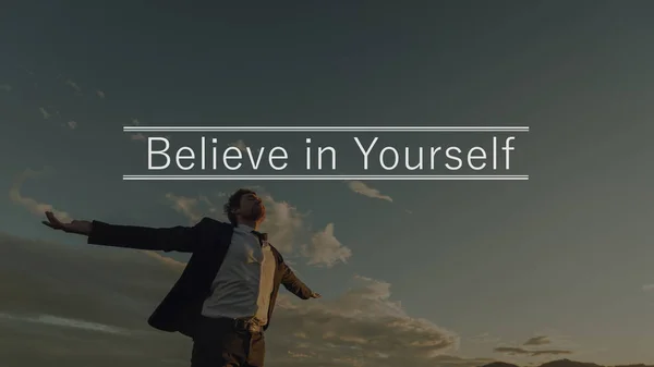 Cree en ti mismo — Foto de Stock