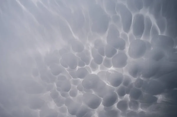 Mammatus wolken — Stockfoto