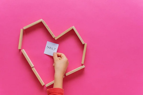 Amor familiar e conceito de unidade — Fotografia de Stock