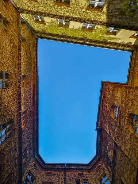 Wroclaw Poland April 2019 Upward View Huge Well Shape Roof — Stock Photo, Image