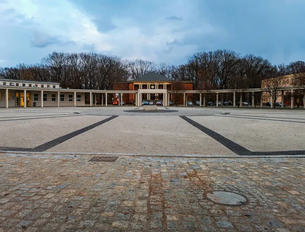 Breslau Polen März 2019 Platz Vor Dem Olympiastadion — Stockfoto