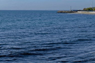 Nessebar Bulgaristan tarafından karadeniz kıyılarının manzara