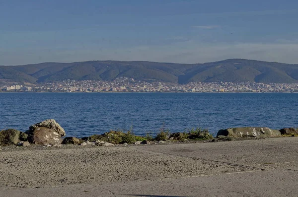 Paesaggio Della Costa Del Mar Nero Nessebar Bulgaria — Foto Stock